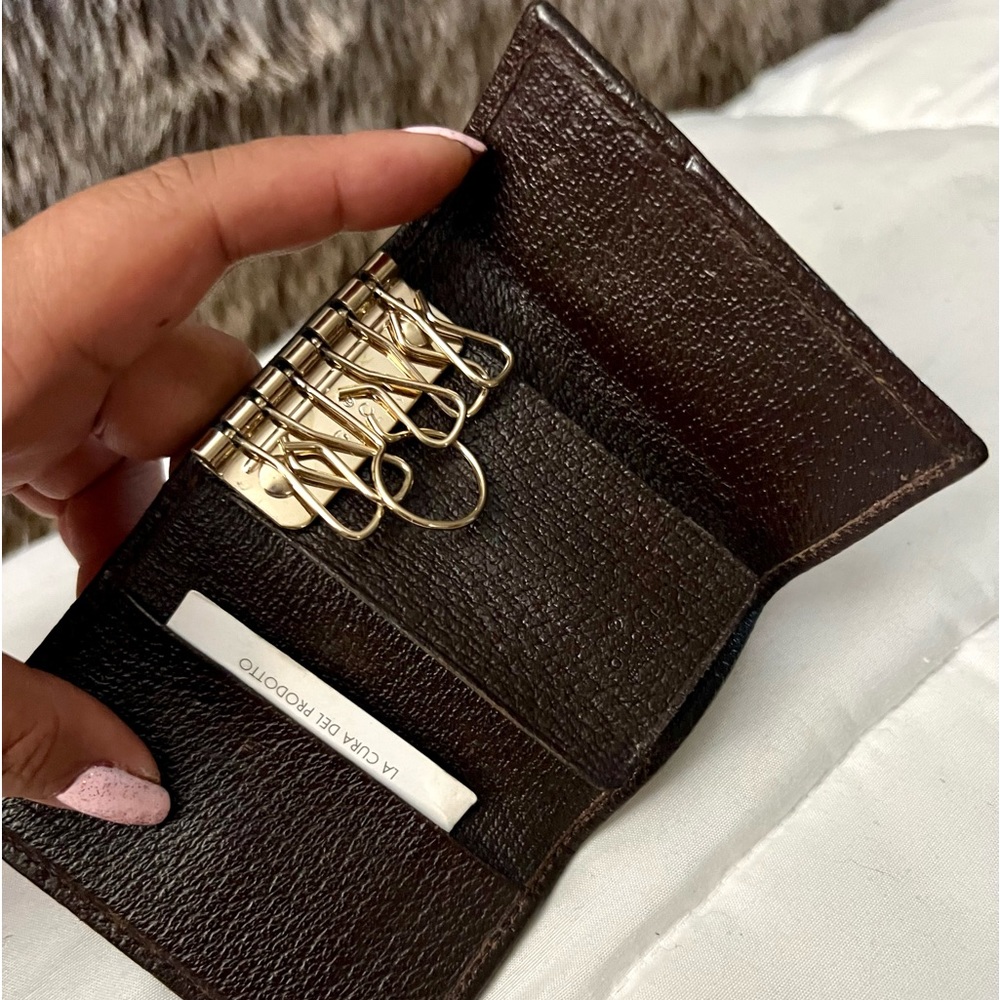 👑✅PRICE FIRM✅ AUTHENTIC Gucci Web 6 Key Holder - Picture 11 of 17